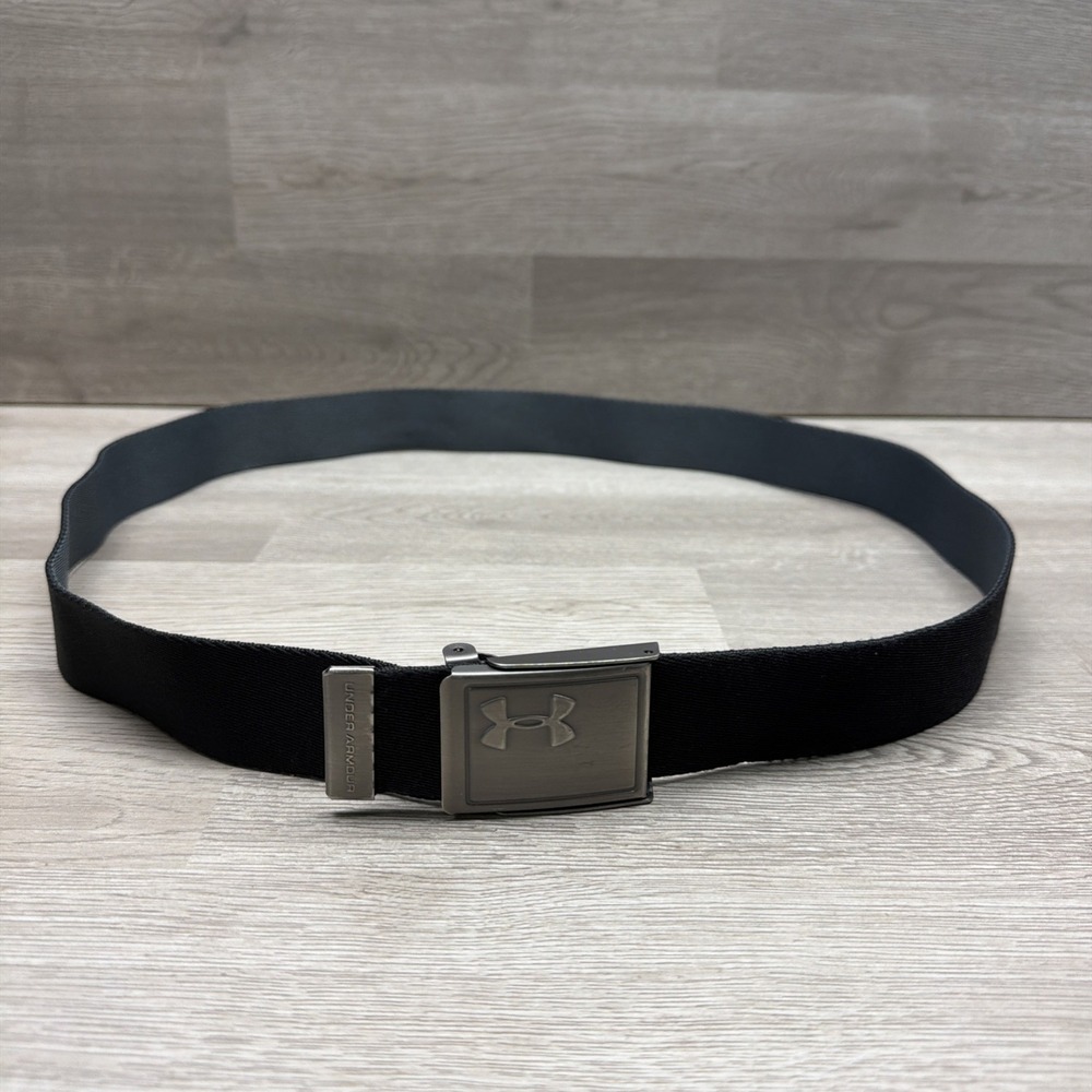 Armour Drive Stretch Webbing Men's Belt- Men's Size 34-36 Metal Clamp Buckle